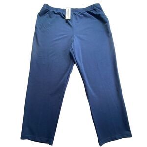 ALFRED DUNNER Women’s SIZE XLARGE Relax & Enjoy Classic Fit Pants - Heather blue